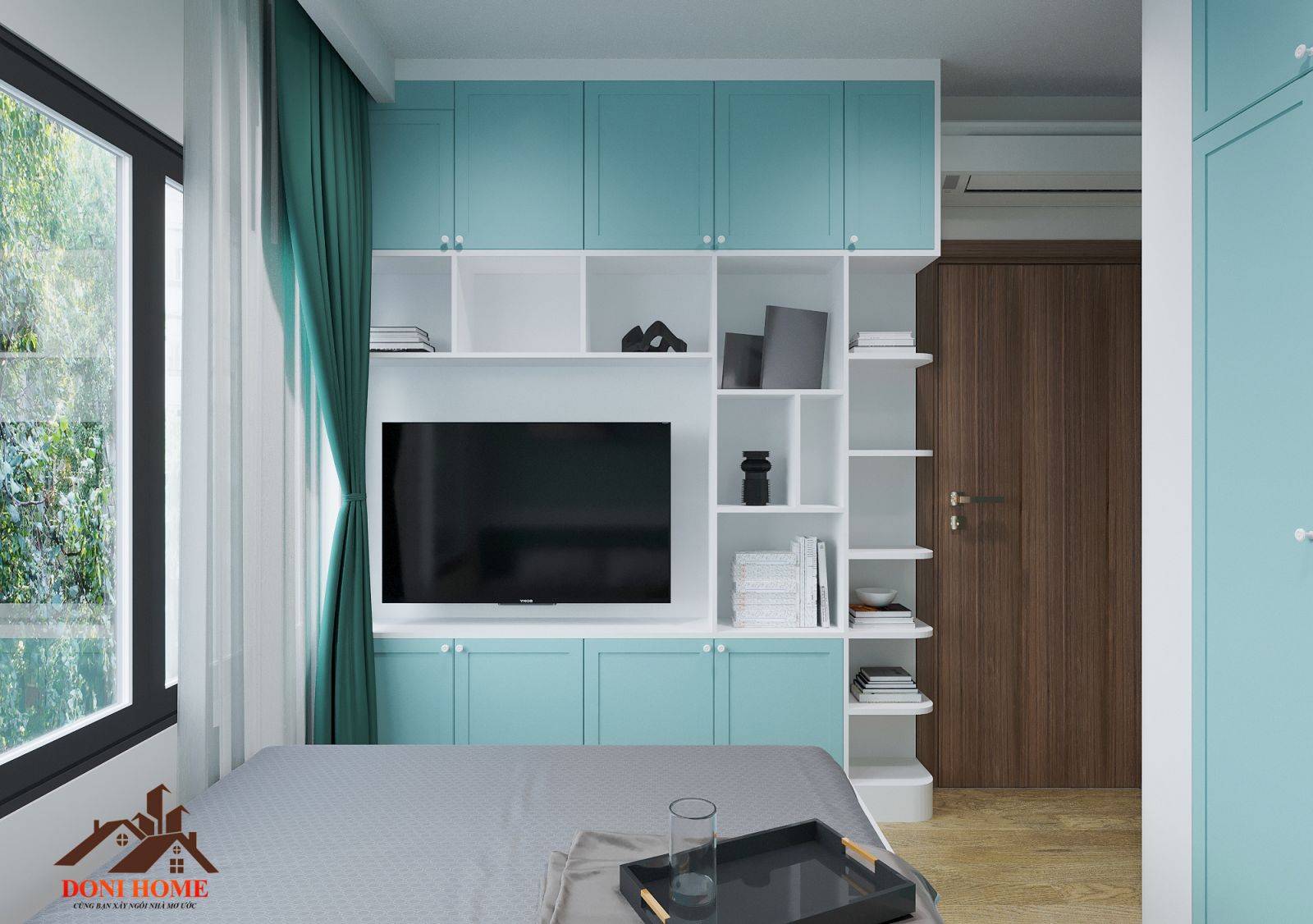 tu trang tri ke tivi